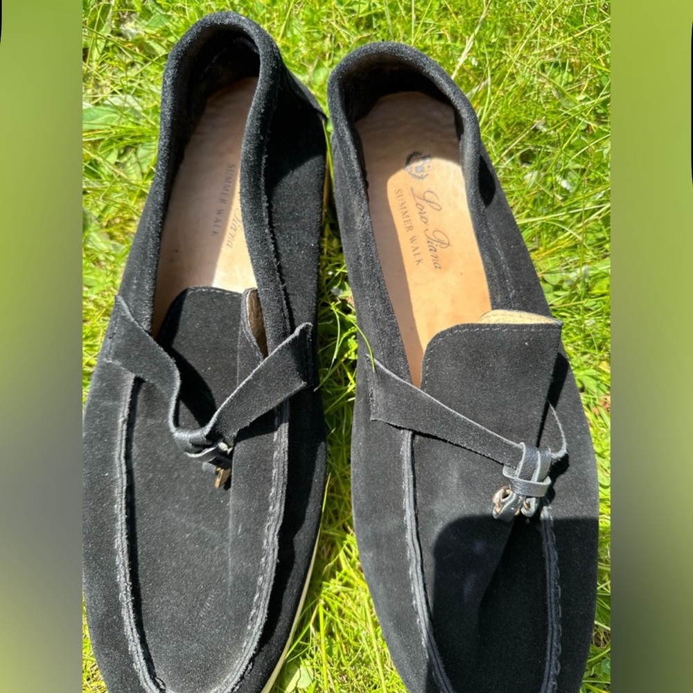 Loro Piana Black Suede Flats - Picture 5 of 5